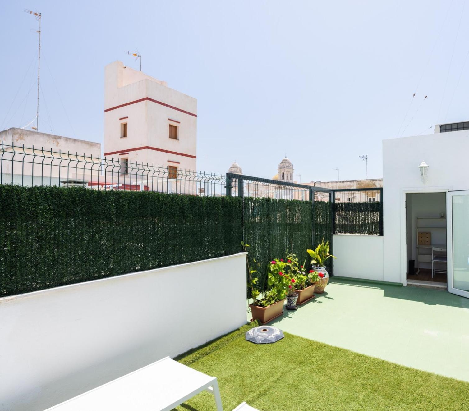 La Terraza De Gades Little Apartments Cádiz Exteriör bild